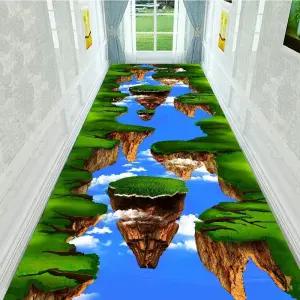 착시매트 복도 트릭아트 카페트 거실 싱크홀