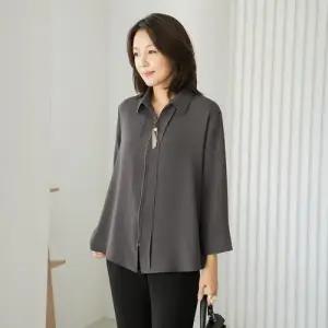 가을인기 엄마옷 마담4060 럭셔리오픈블라우스-QBL2509007-