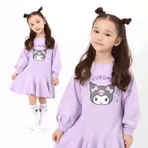 산리오 쿠로미 라일락 프릴 이지 원피스 / 여아 유아 원피스