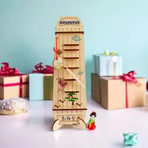 유니아트 미니 거문고 만들기 미술 공작 꾸미기 나무 전통악기 DIY 재료 어린이 (2개)