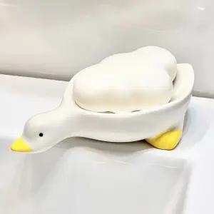 물빠짐 오리 비누받침대