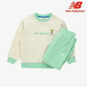 뉴발란스 키즈 빅토리 일러스트 스 셋업 NK9YF1409U-84 티셔츠