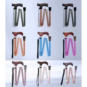 어르신 접이식 경량 빈티지 레트로 지팡이 세련된 일본