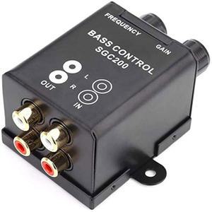 만홍 유니버설 자동차 원격 증폭기 서브우퍼 이퀄라이저 크로스오버 베이스 컨트롤러, 2채널, 부품 번호 23