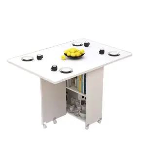 접이식 식탁 확장형 테이블 이동식 공간활용 4인용