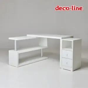 데코라인 코넬 이지 1200 서랍형 책상 세트 DDW004C (착불)