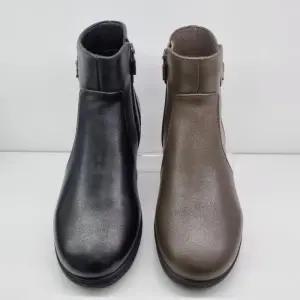 엘칸토 M백화점 털 기모 여성 앵클 부츠 쿠션 UP 털기모 여성 컴포트 앵클 부