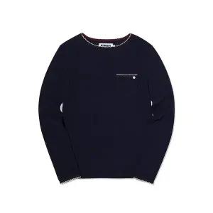 [키르시](대구신세계)스몰 체리 립 포인트 롱 슬리브 티셔츠 [네이비]