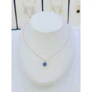 14k/18k 아쿠아마린 3월 탄생석 목걸이 12GHLYA1227N