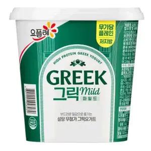 빙그레 요플레 그릭마일드 무가당 요거트 900g 3개