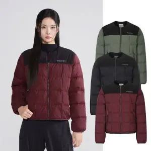 갤러리아 디스커버리 여성 사각퀼팅 다운 경량패딩 DWDJ54056