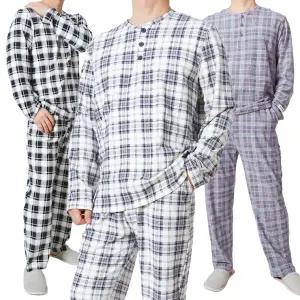 폭스 젤리 쫀쫀 양면기모 단추 잠옷세트 E5 남성용