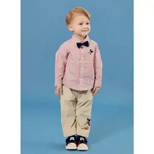 [디즈니베이비](신세계 사우스시티)[25년 가을신상]미키ST셔츠(넥타이)_79S521101