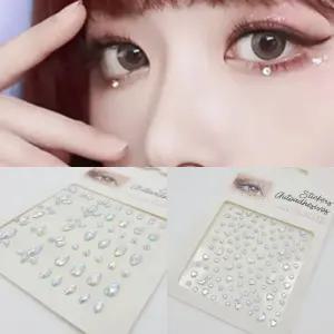 얼굴에 붙이는 반짝이 보석 스티커 축제 파티 분장도구
