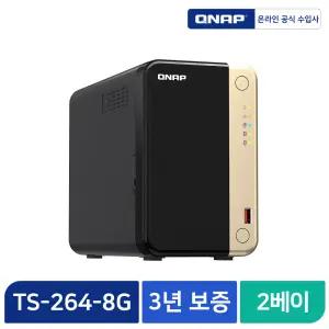 QNAP TS-264-8G 2Bay NAS [큐냅 나스 스토리지 하드미포함]