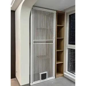 고양이 방묘문 애완견 안전문 펜스 울타리 중문 펫도어 실내용