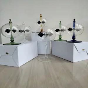 로즈포레 라디오미터 유리 소품 스탠딩모빌 문진 과학원리