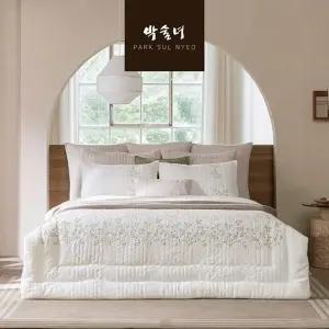 [박술녀] 순면 도톰 겨울차렵 침구 풀세트 킹K (작품명 초연) 이불/패드/베개커버