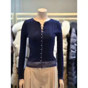 [시슬리] 밑단 시스루 니트 SAKPA4411