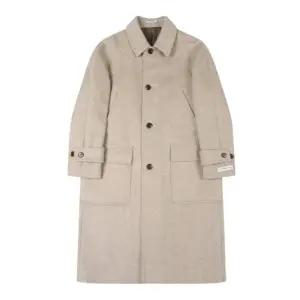 [롯데백화점]본 남성 F/W 캐시미어 헤링발마칸 코트 베이지 BN3WHA561BE