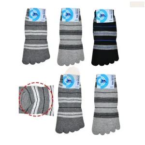 5켤레 줄무늬 단목 무좀양발 발고락양발 남자 신사 발가락양발 정장 양복