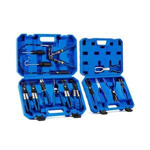 오리온 모터 테크 연료 라인 플라이어 & 호스 클램프 플라이어 세트, 연료 필터 캘 호스 파이프 포함 14개 분리 세트, 자동차 라인용 중장비 파이프 수리 세트