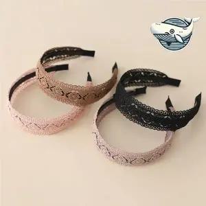 [콩심팥심]우아한 빈티지 레이스 머리띠 여성용 헤어