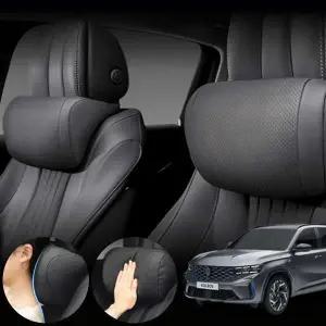 르노 그랑콜레오스 차량용 모템 사계절 경추지지 목쿠션 블랙 2개