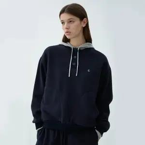 25FW Cozy Fleece Button Sweatshirt  2color)