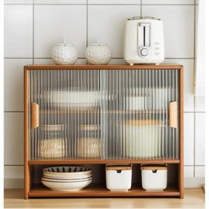 엔틱 싱크대위수납장 수납 커피장 원목그릇장 우드색 찻장 미니찬장 67cm 접시장