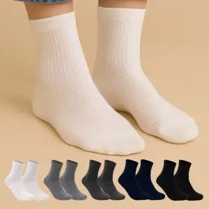 레노마 남성용 골지 중목 양말 5켤레 세트