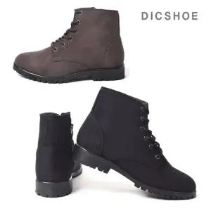 [딕슈]딕슈 남성 스웨이드 지퍼 부츠 워커 3cm WKMS263