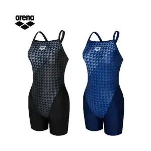 아레나 체크포인트 3부 반신 드롭백 A5FL1LD37 여성 반신수영복