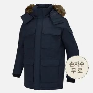 겨울 작업복 단체 근무복 상의 남자 패딩 방한복 하프 코트 UBS 2172