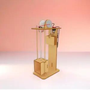 엘리베이터 만들기 DIY 승강기 도르래 로프식 리프트 이동 운송 운반기 원리이해 과학교구