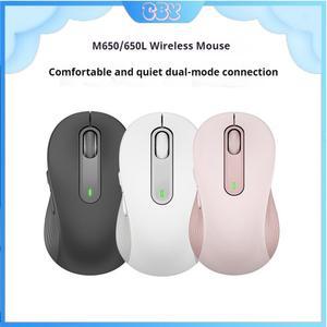 새로운 M650l 무선 마우스 주변 인체 공학적 Bluetooth 듀얼 모드 음소거 홈 오 비즈니스 데스크탑 노트북 일반