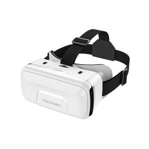휴대폰용 테크넷 VR 헤드셋, HD 110 FOV 안티 블루 라이트 렌즈 및 조절 가능한 기어를 갖춘 가상 현실 어린이용 3D 헤드셋 삼성 안드로이드 4.7-7.2