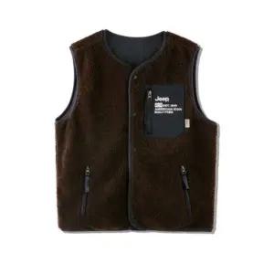 [롯데백화점]지프 남여공용 뽀글이 퀼팅 누빔 리버서블 베스트 (JN4JPU602)