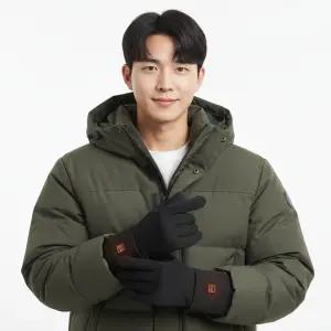 [라이프미] 25년형 3세대 발열장갑 충전식 터치 온열장갑 배터리포함