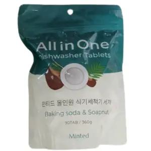민티드 올인원 식기세척기 세제 90정 360g 1개