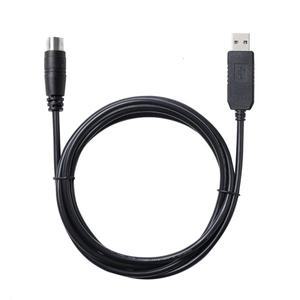 USB RS232-6핀 미니 소형 호환 Din 통신 케이블(LS XGB XBM XBC PLC-PC 직렬 제어 다운로드 Silicon Labs C