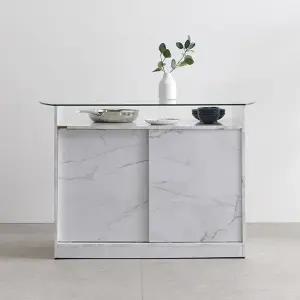 G8174 강화유리 슬라이딩 홈바 1200 2colors 착불