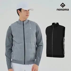 레노마 골프 남성 방풍 구스다운 퀼팅 패딩 조끼 SVM 4207