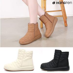 행텐 HT-Y2501 여성용 퍼안감 퀄팅 누빔 패딩부츠 방한화 겨울화