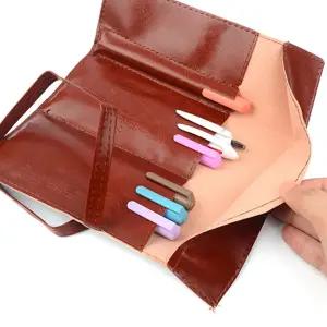 미술 붓통 케이스 화방 연필통 가죽