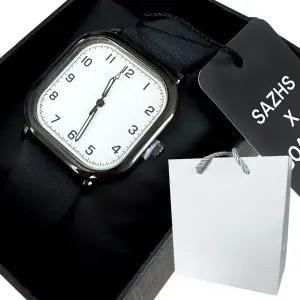 [사츠]남녀공용 큰숫자 시험 시계 포장박스 쇼핑백 포함 학생 손목시계 국가고시 토익 수능 합격 선물