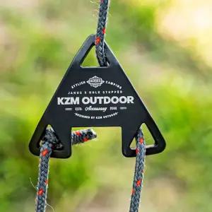 캠핑 삼각 스토퍼 8P 블랙 타프 텐트 스트링 고정대