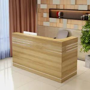 업소용 식당 카운터 계산 테이블 ㄱ자 안내 데스크  병원 인포메이션 원목 매장 옷가게