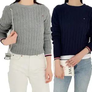 타미힐피거 플래그 케이블 니트