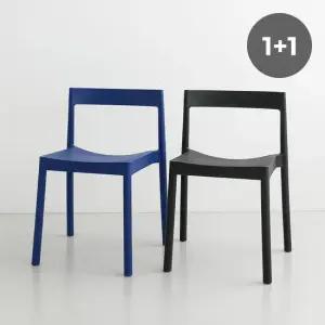 코비 1+1 식탁 의자 플라스틱 업소용 인테리어 디자인 체어
